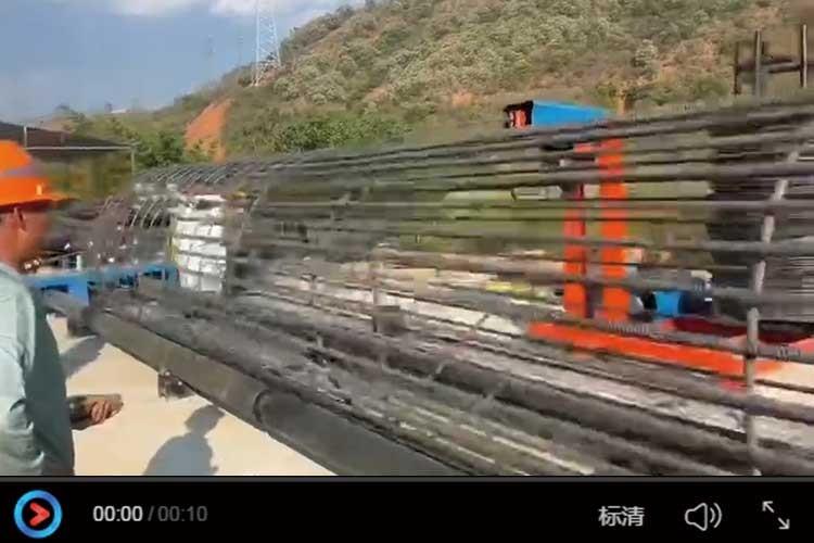數控鋼筋籠滾焊機視頻
